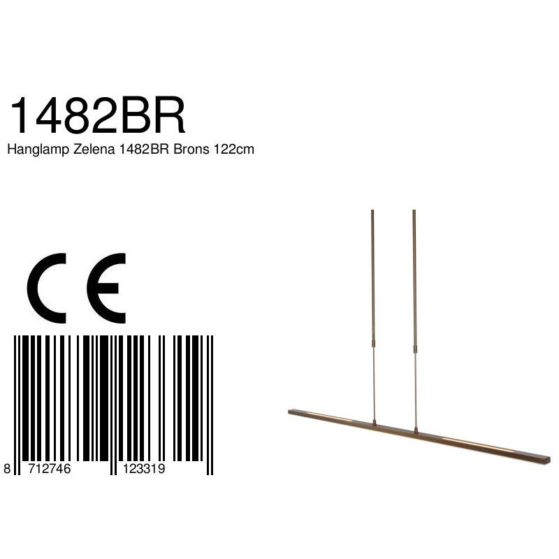 Hanglamp Zelena 1482BR Brons