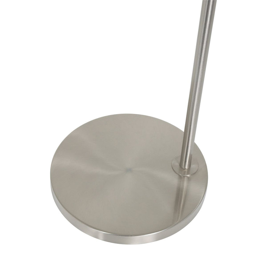 Vloerlamp Prestige Chic 7395ST+K1068ZS Staal-Fluweel Blauw
