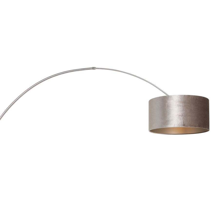 Wandlamp Sparkled Light 1481ST+K1068GS Staal-Fluweel Zilver