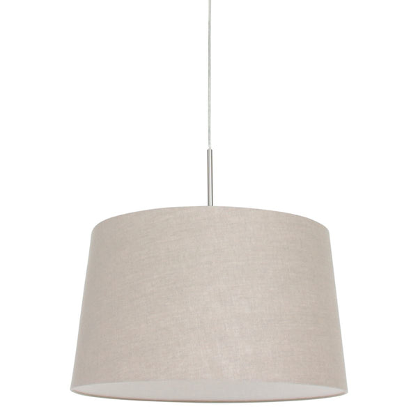 Hanglamp Sparkled Light 3602ST+K1001RS Staal-Grijs Linnen
