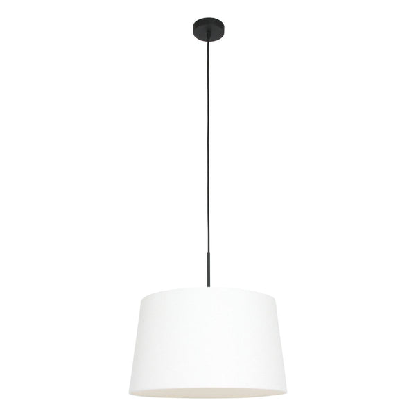 Hanglamp Sparkled Light 3602ZW+K1001QS Zwart-Wit Linnen