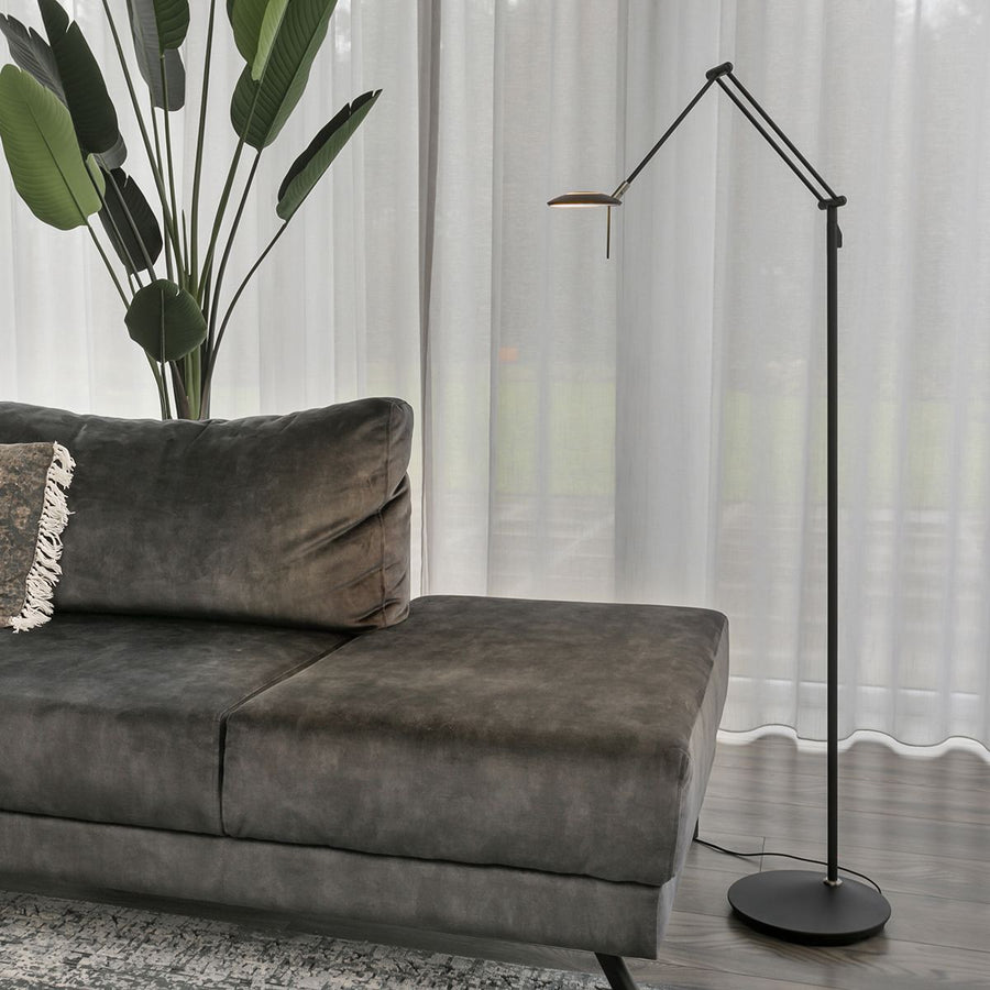 Vloerlamp Zodiac 2108ZW Zwart