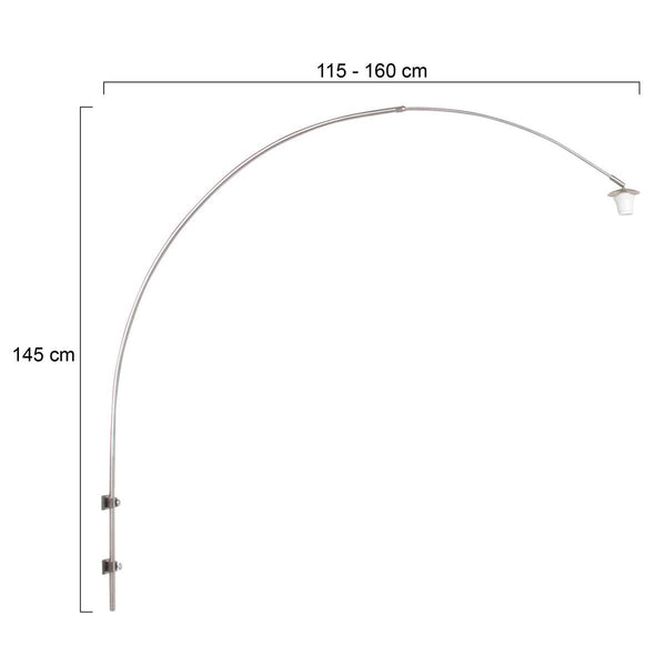 Wandlamp Sparkled Light 1481ST Staal