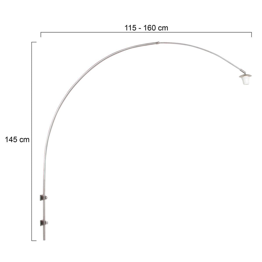 Wandlamp Sparkled Light 1481ST Staal