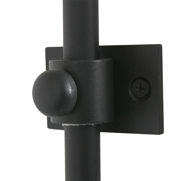 Wandlamp Sparkled Light 1481ZW+K1068GS Zwart-Fluweel Zilver