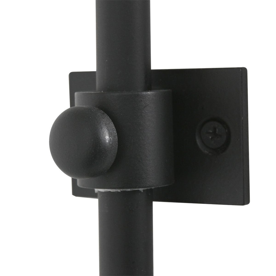Wandlamp Sparkled Light 1481ZW+K1068GS Zwart-Fluweel Zilver