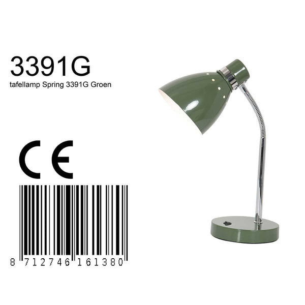 Tafellamp Spring 3391G Groen