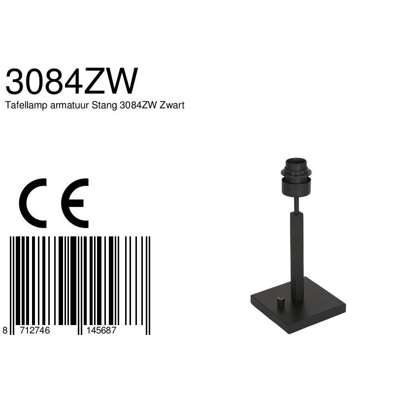 Tafellamp Stang 3084ZW Zwart