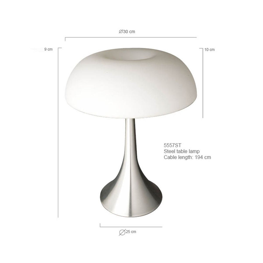 Tafellamp Ancilla 5557ST Staal