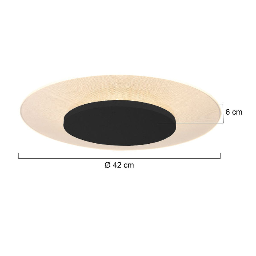 Plafondlamp Ceiling & Wall 7799ZW Zwart
