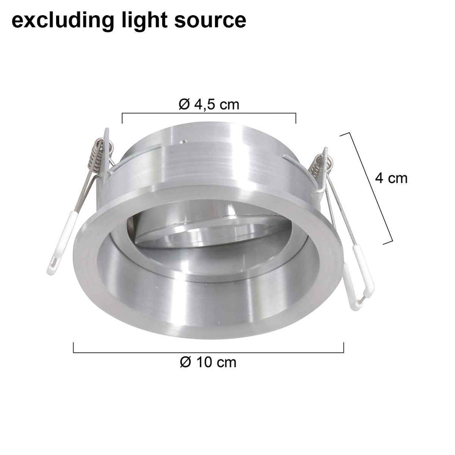 Inbouwspot Pélite 3371ST Staal