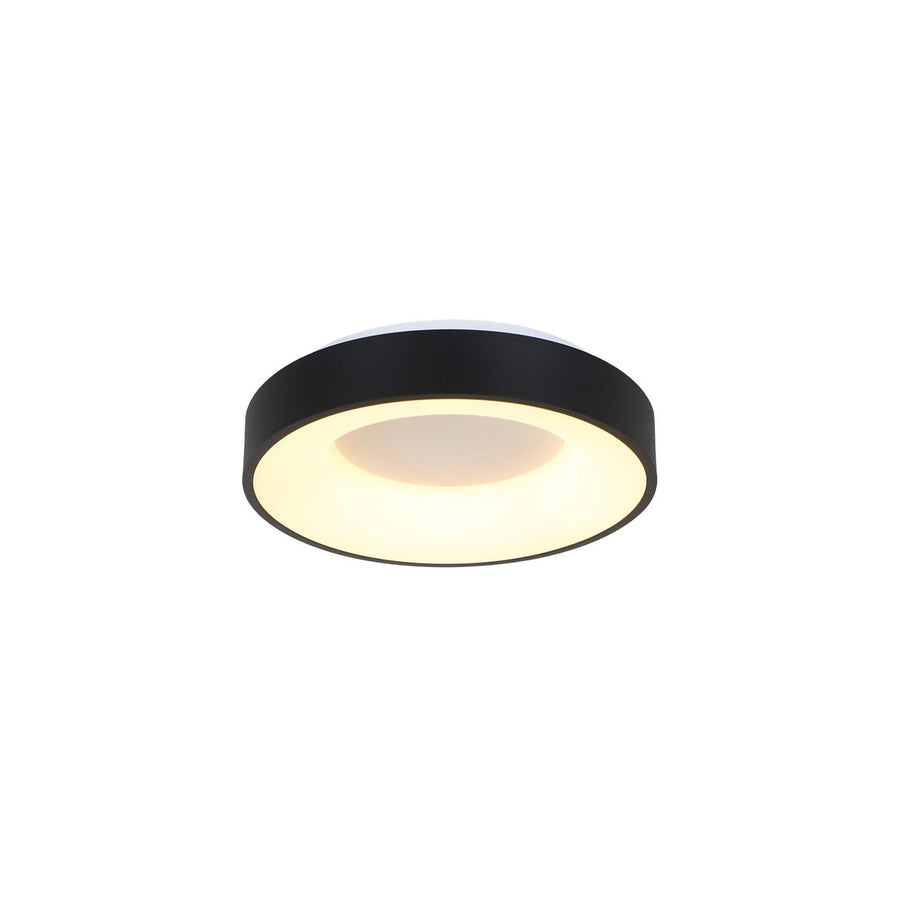 Plafondlamp Ringlede 3086ZW Zwart Ø30cm