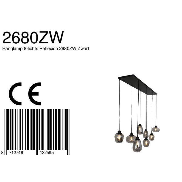Hanglamp Reflexion 2680ZW Zwart