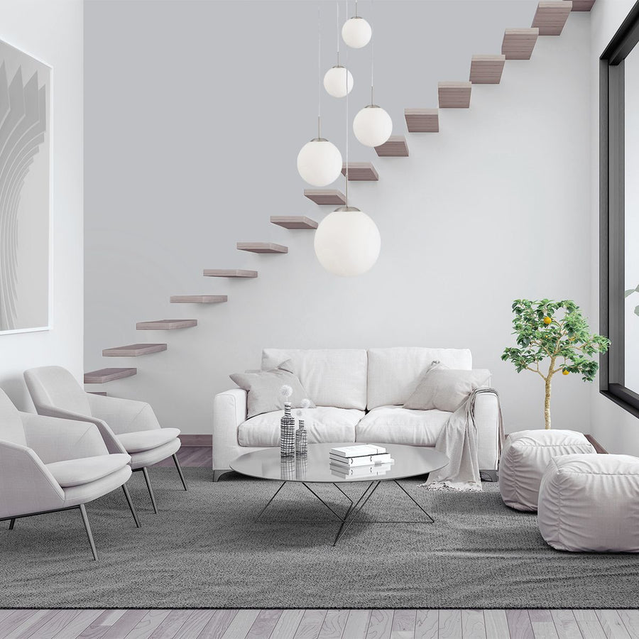 Plafondlamp Bollique 7376ST Staal