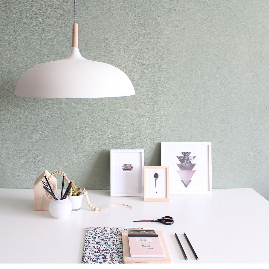 Hanglamp wit 45cm *M*