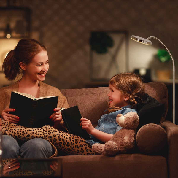 Vloerlamp Platu 3351ST Staal