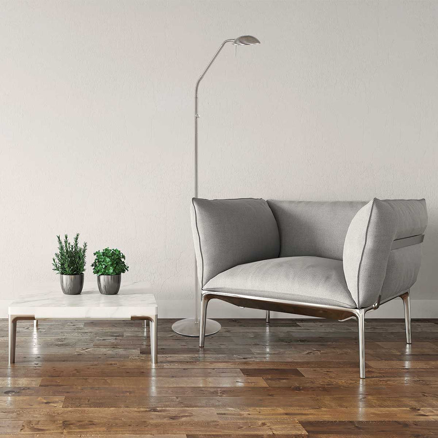 Vloerlamp Biron 7501ST staal
