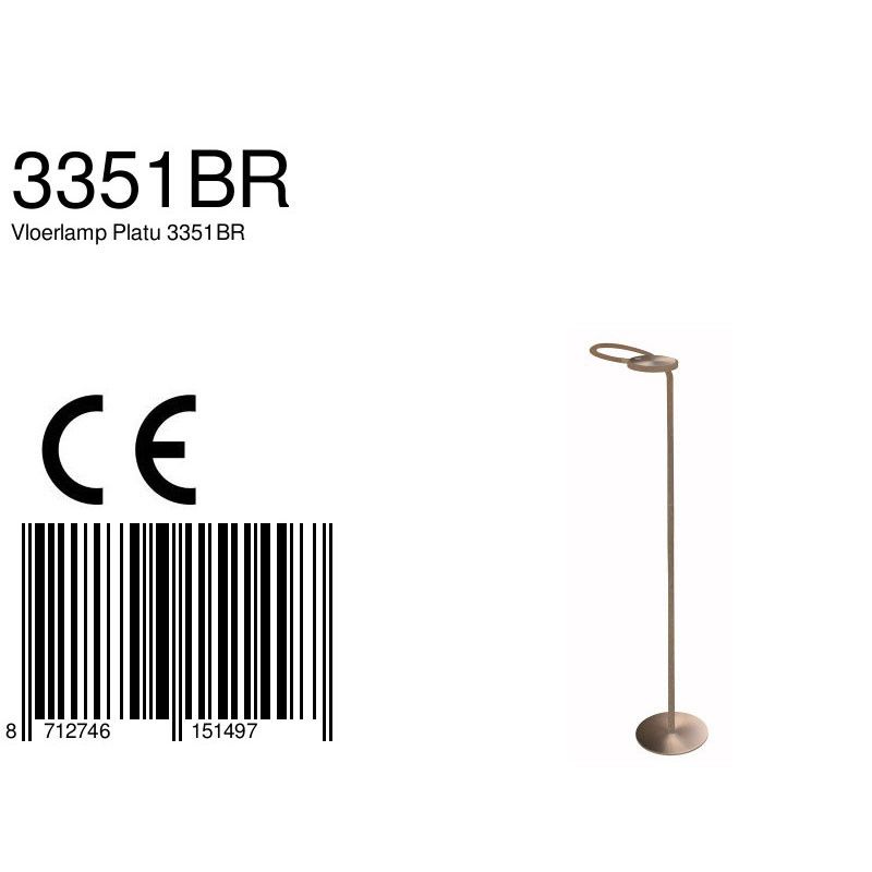 Vloerlamp Platu 3351BR Brons