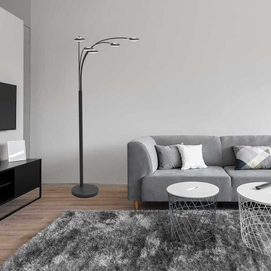 Vloerlamp Synna 1327ZW Zwart