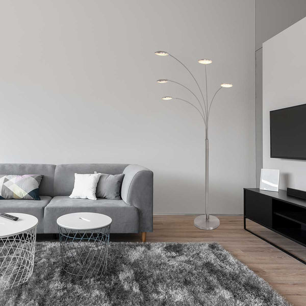 Vloerlamp Synna 1327ST Staal