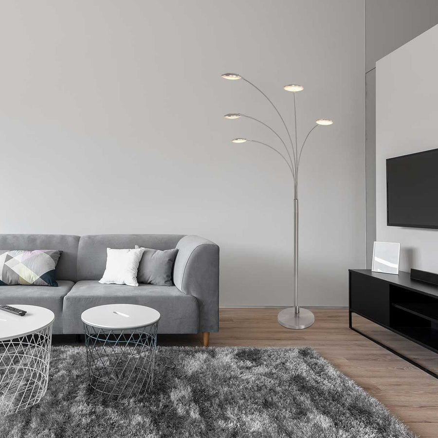 Vloerlamp Synna 1327ST Staal