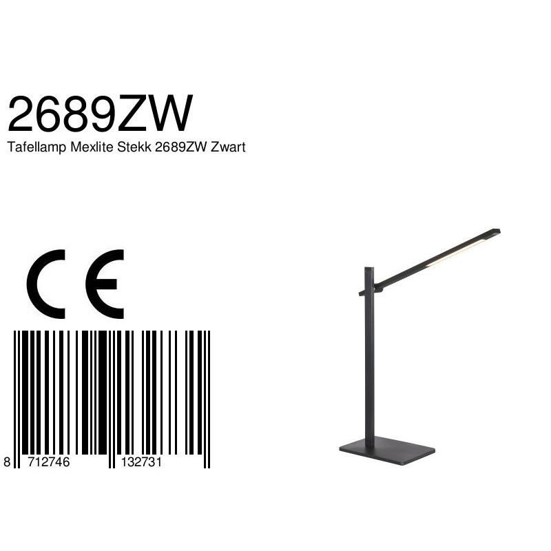 Tafellamp Stekk 2689ZW Zwart