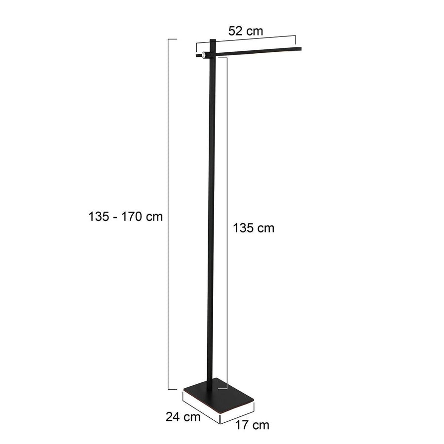 Vloerlamp Stekk 2690ZW Zwart