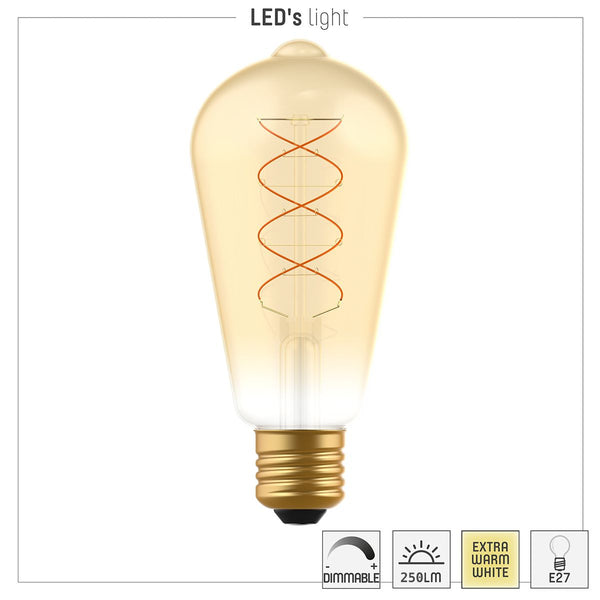 I14948S Led DECO Filament 5W E27 DIM