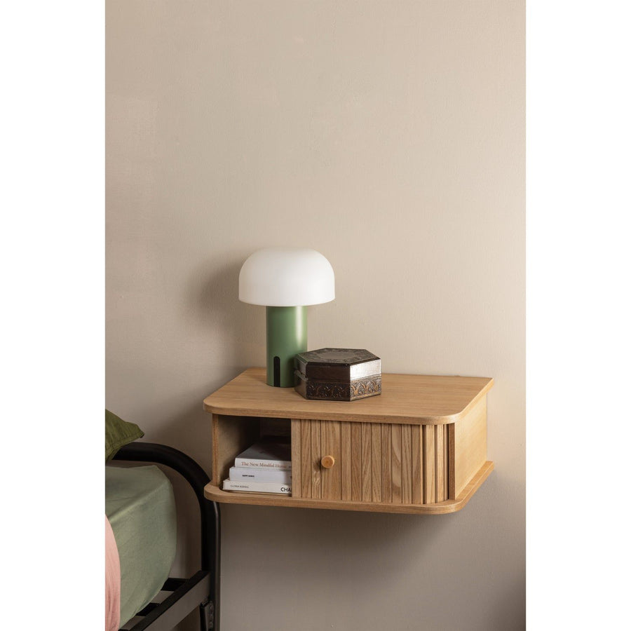 JENA HANGEND NACHTKASTJE LINKS/RECHTS MDF/GRENEN NATUREL