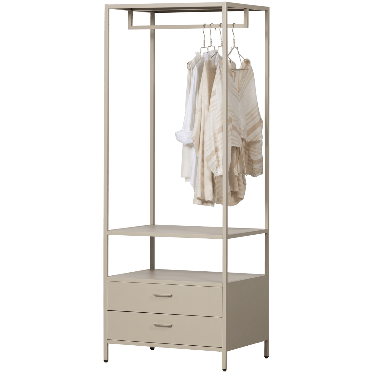 FERRIS OPEN KLEDINGKAST 70 CM METAAL ZAND