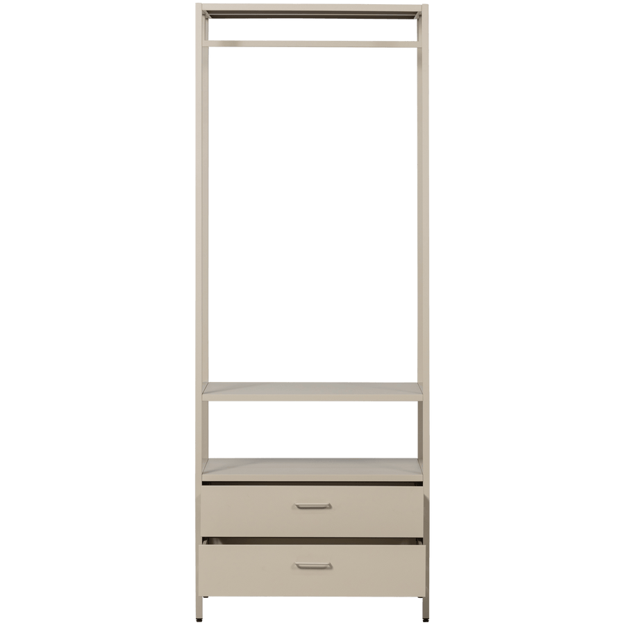 FERRIS OPEN KLEDINGKAST 70 CM METAAL ZAND