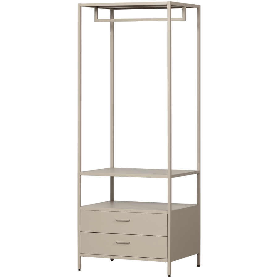 FERRIS OPEN KLEDINGKAST 70 CM METAAL ZAND