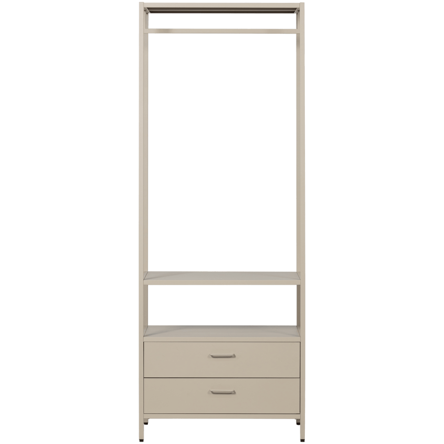 FERRIS OPEN KLEDINGKAST 70 CM METAAL ZAND