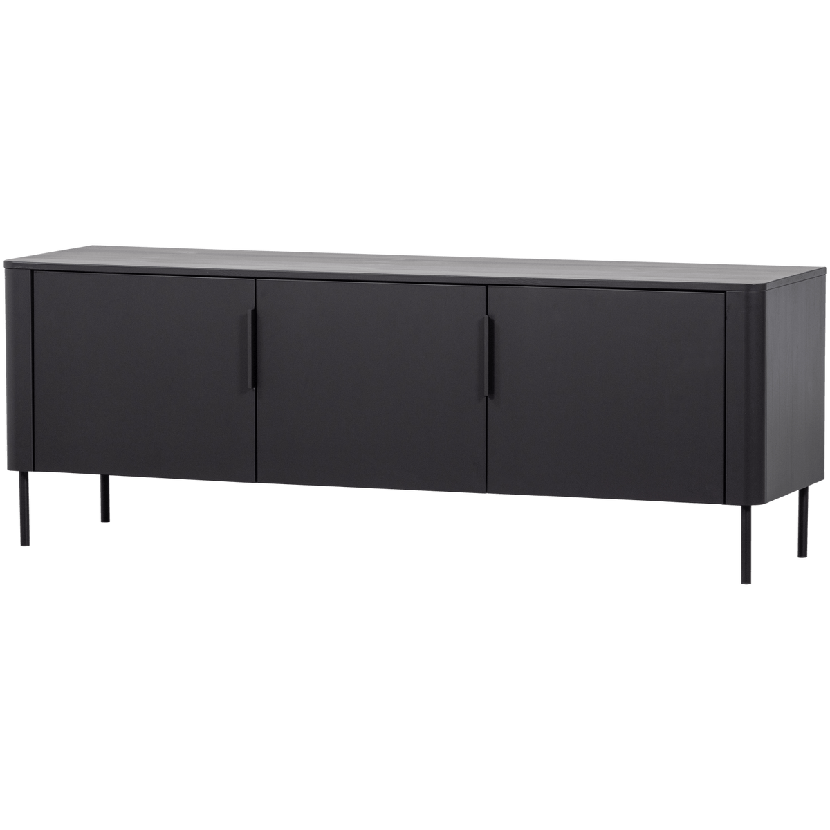 GUNNAR TV MEUBEL 154 CM GRENEN MATZWART [fsc]