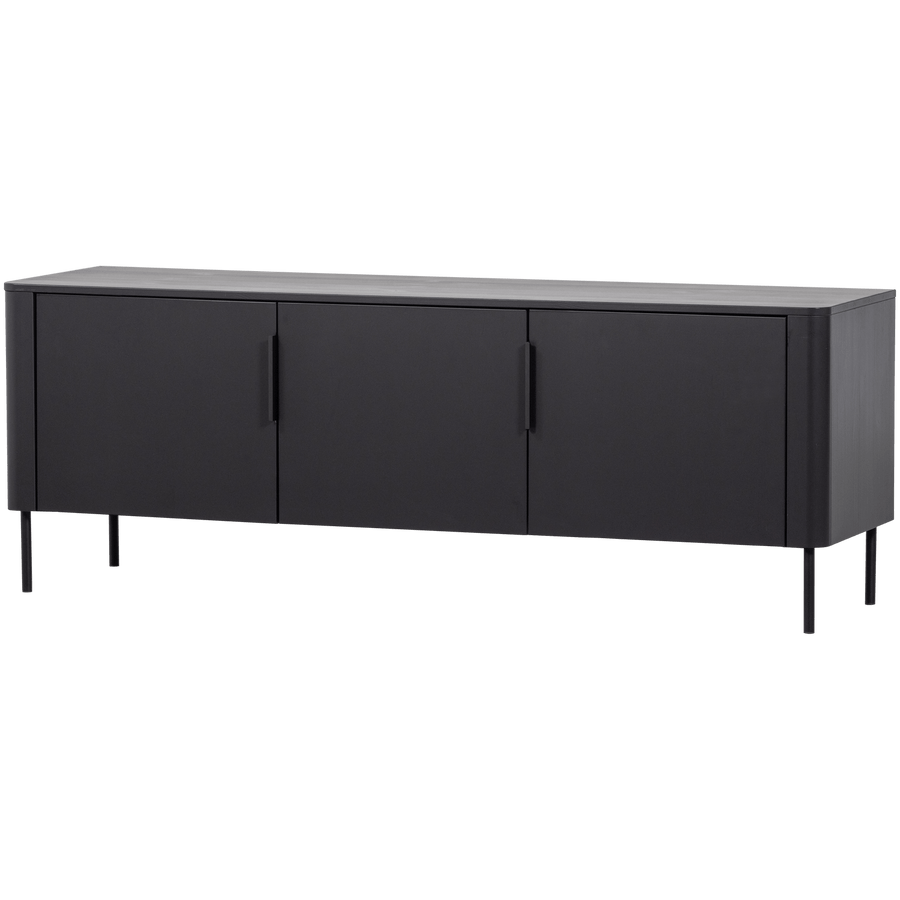 GUNNAR TV MEUBEL 154 CM GRENEN MATZWART [fsc]