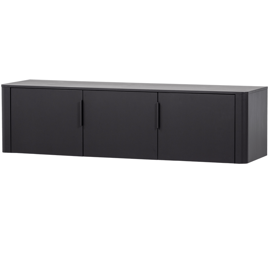GUNNAR TV MEUBEL 154 CM GRENEN MATZWART [fsc]