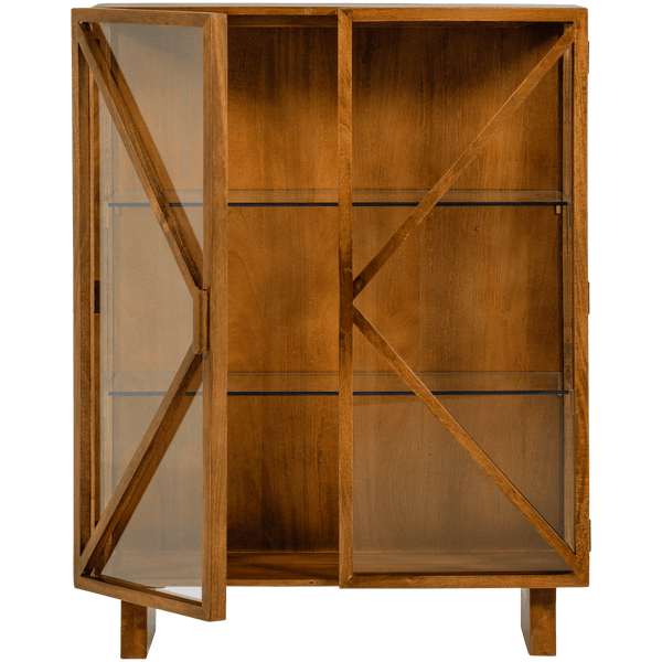 KELLA 2-DEURS KAST MANGOHOUT NATUREL