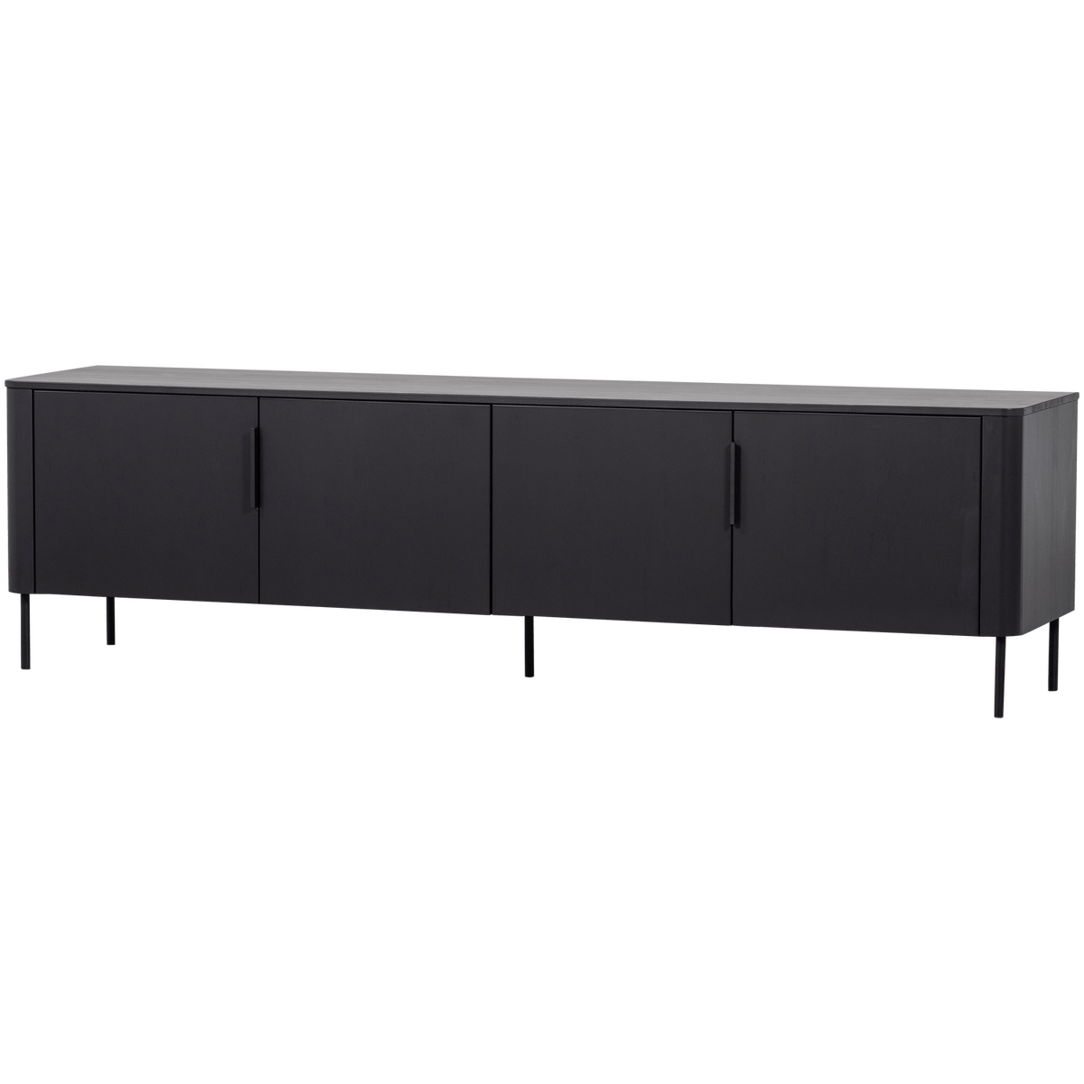 GUNNAR TV MEUBEL 200 CM GRENEN MATZWART [fsc]