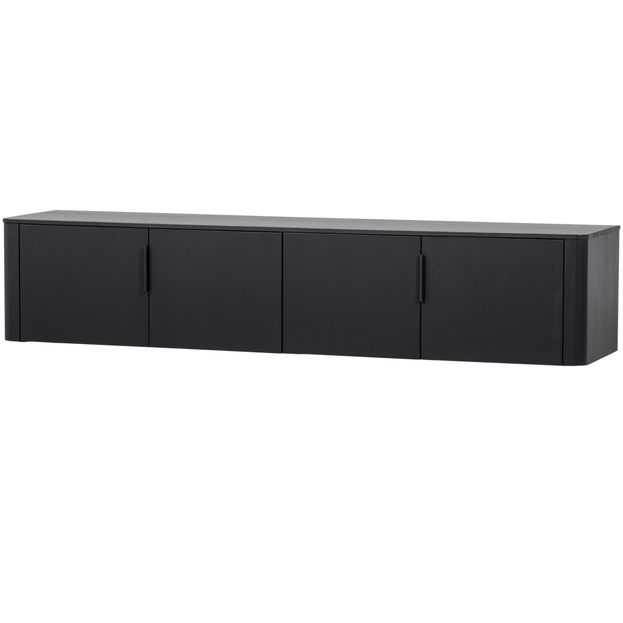 GUNNAR TV MEUBEL 200 CM GRENEN MATZWART [fsc]