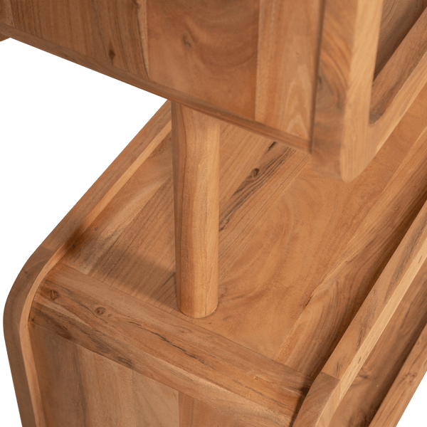 RATTLE OPEN KAST HOUT NATUREL