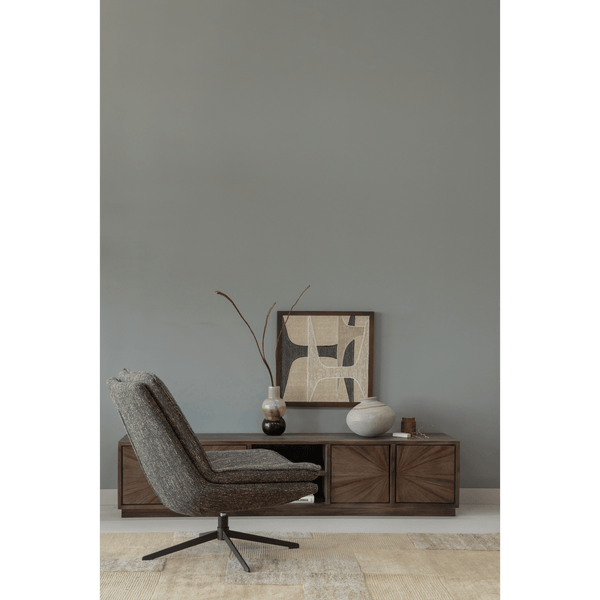 SUN TV MEUBEL MET OPEN VAK RECYCLED TEAK BRUIN