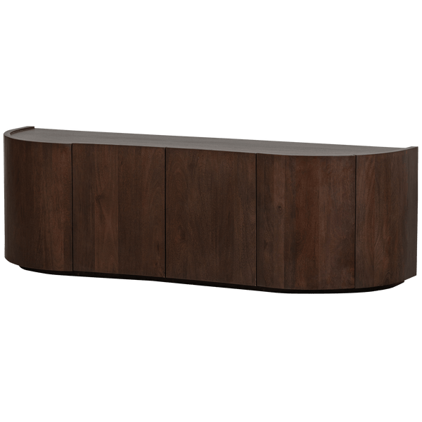 SENSE DRESSOIR 4-DEURS MANGOHOUT WALNOOT