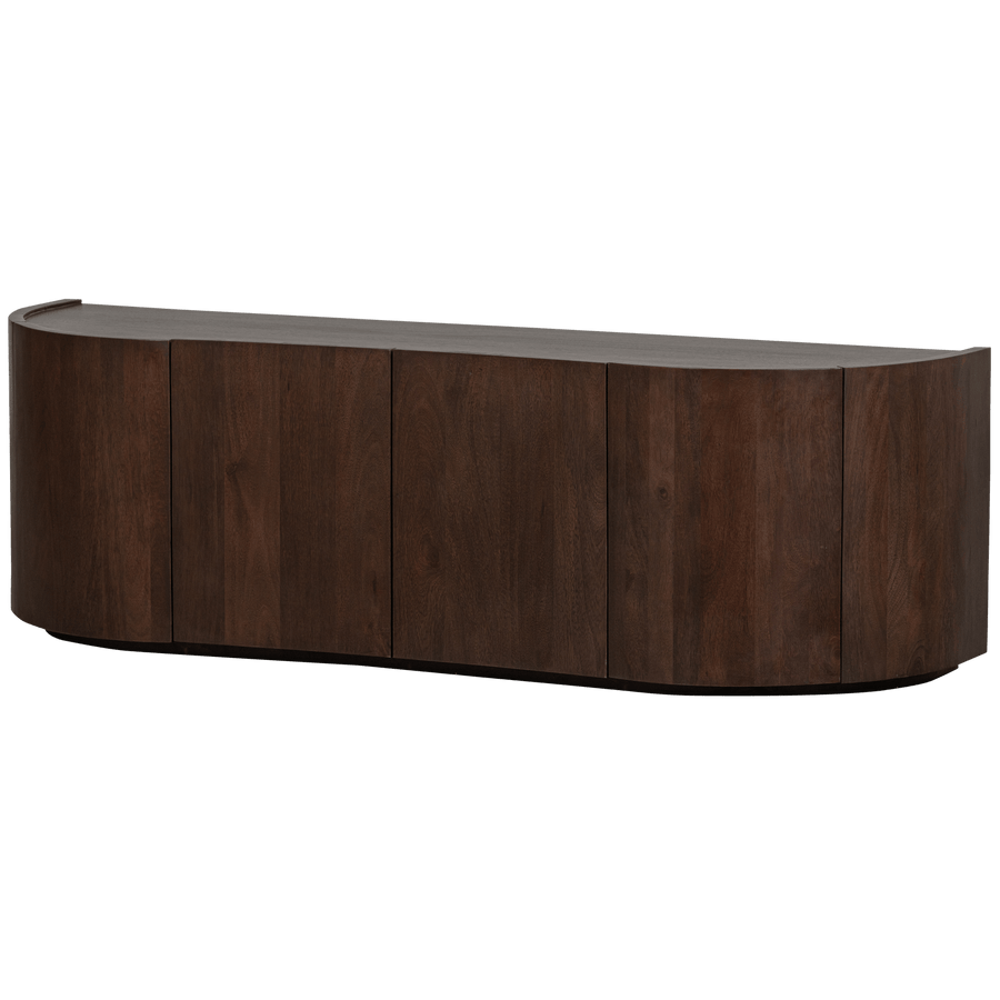 SENSE DRESSOIR 4-DEURS MANGOHOUT WALNOOT