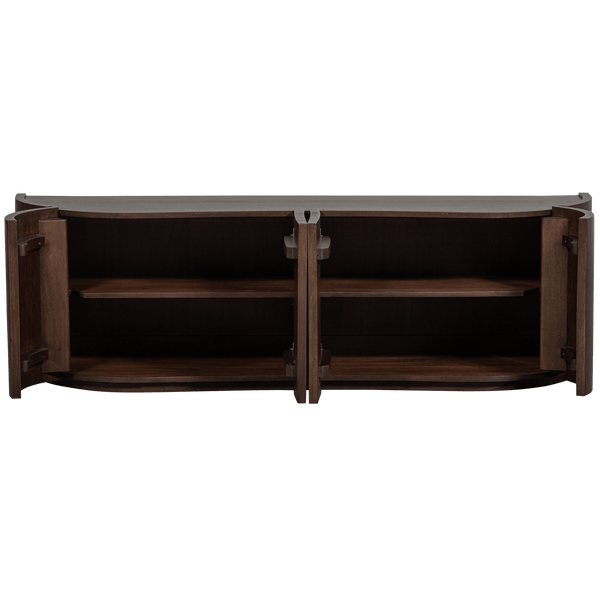SENSE DRESSOIR 4-DEURS MANGOHOUT WALNOOT