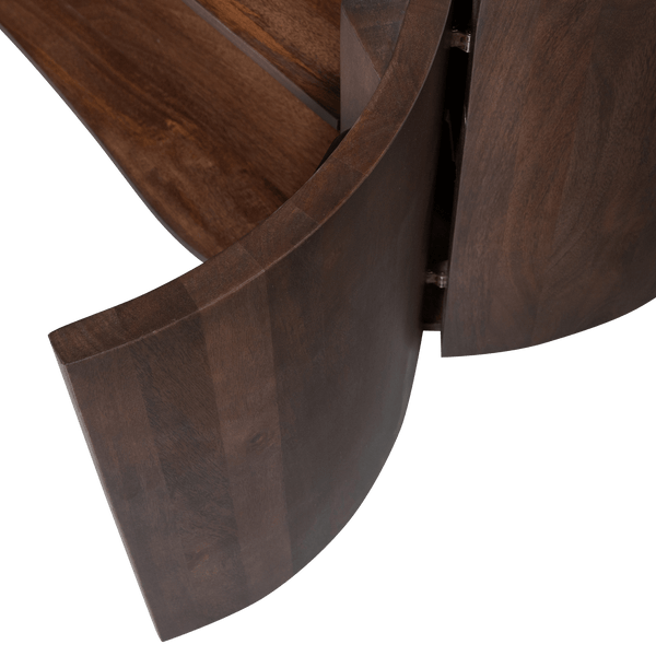 SENSE DRESSOIR 4-DEURS MANGOHOUT WALNOOT