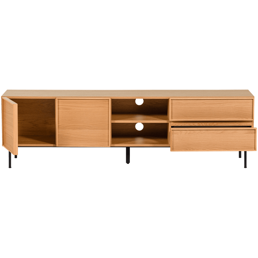 TOURS TV MEUBEL 180 CM MELAMINE/MDF NATUREL