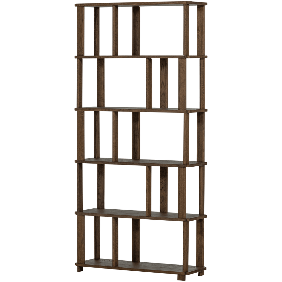 RISS BOEKENKAST EIKENHOUT NATUREL 186x90CM