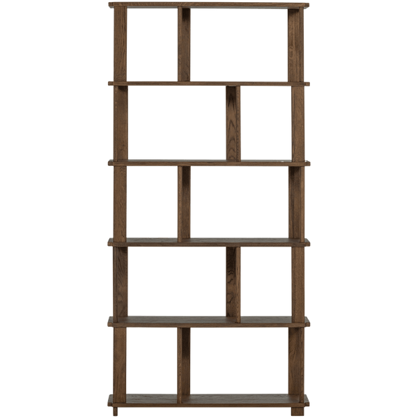 RISS BOEKENKAST EIKENHOUT NATUREL 186x90CM