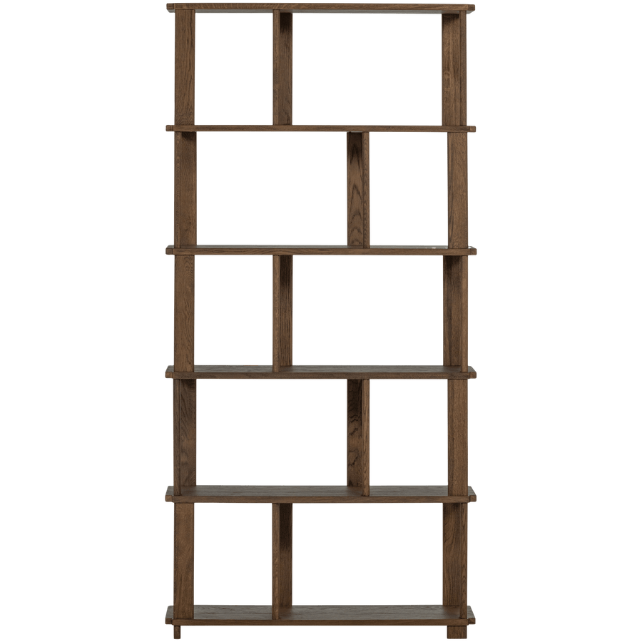 RISS BOEKENKAST EIKENHOUT NATUREL 186x90CM
