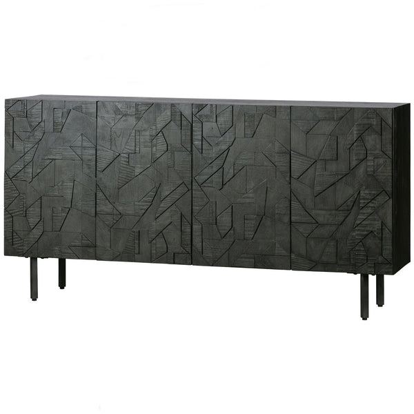 COUNTER DRESSOIR HOUT ZWART